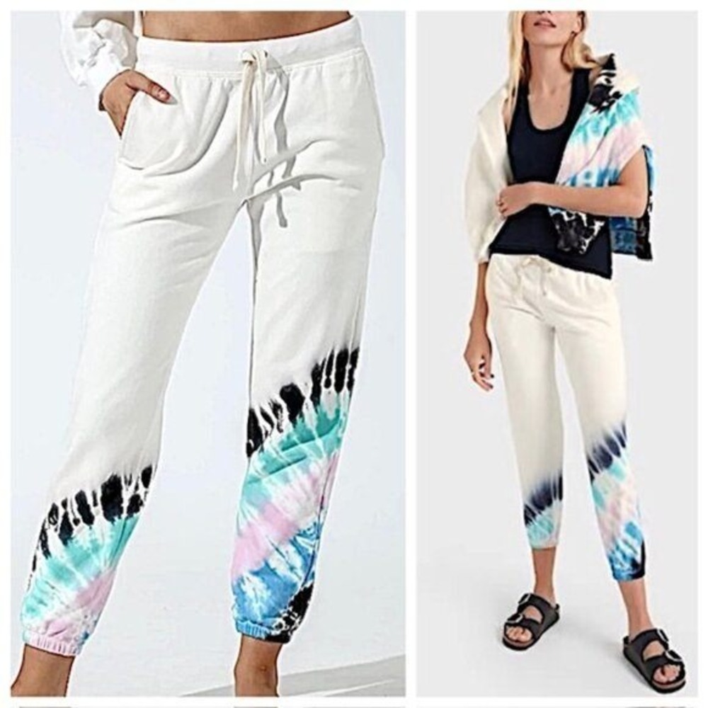 Electric & Rose Pacifica‎ Tie Dye Sweatpants Athleisure Joggers S Lounge Beachy
